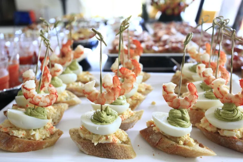 Seafood Krispy Canapés